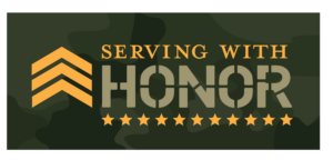 Serving with Honor Serving with Honor Exhibit Logo