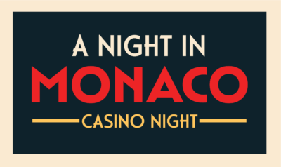 Casino Night logo with text A Night in Monaco